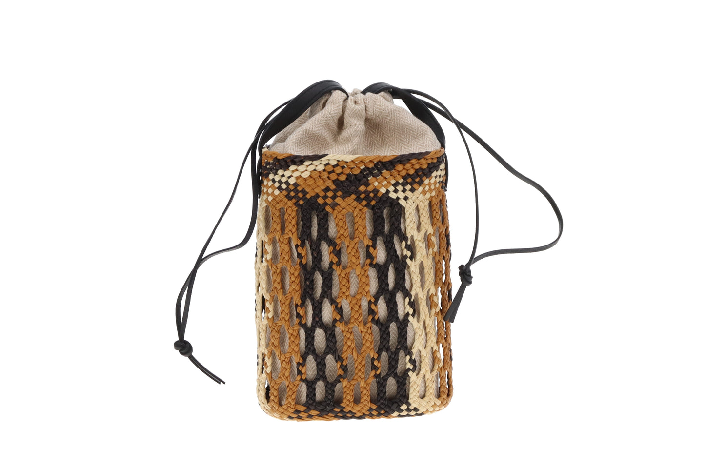 Loewe Mini Bucket Bag Paula's Ibiza Raffia and Leather
