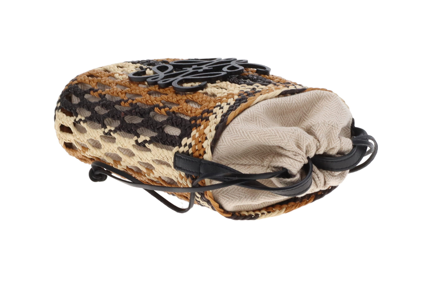 Loewe Mini Bucket Bag Paula's Ibiza Raffia and Leather