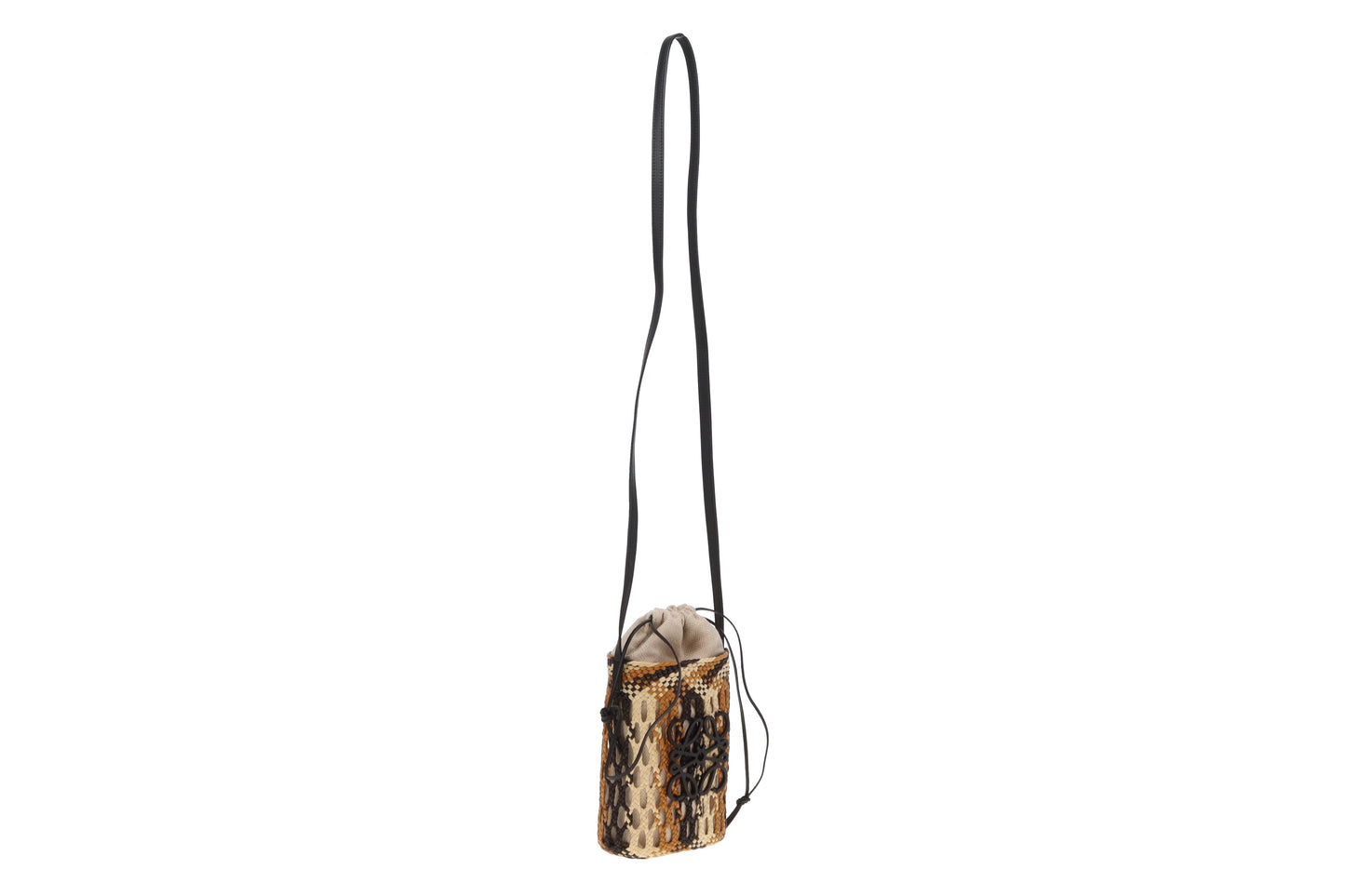 Loewe Mini Bucket Bag Paula's Ibiza Raffia and Leather