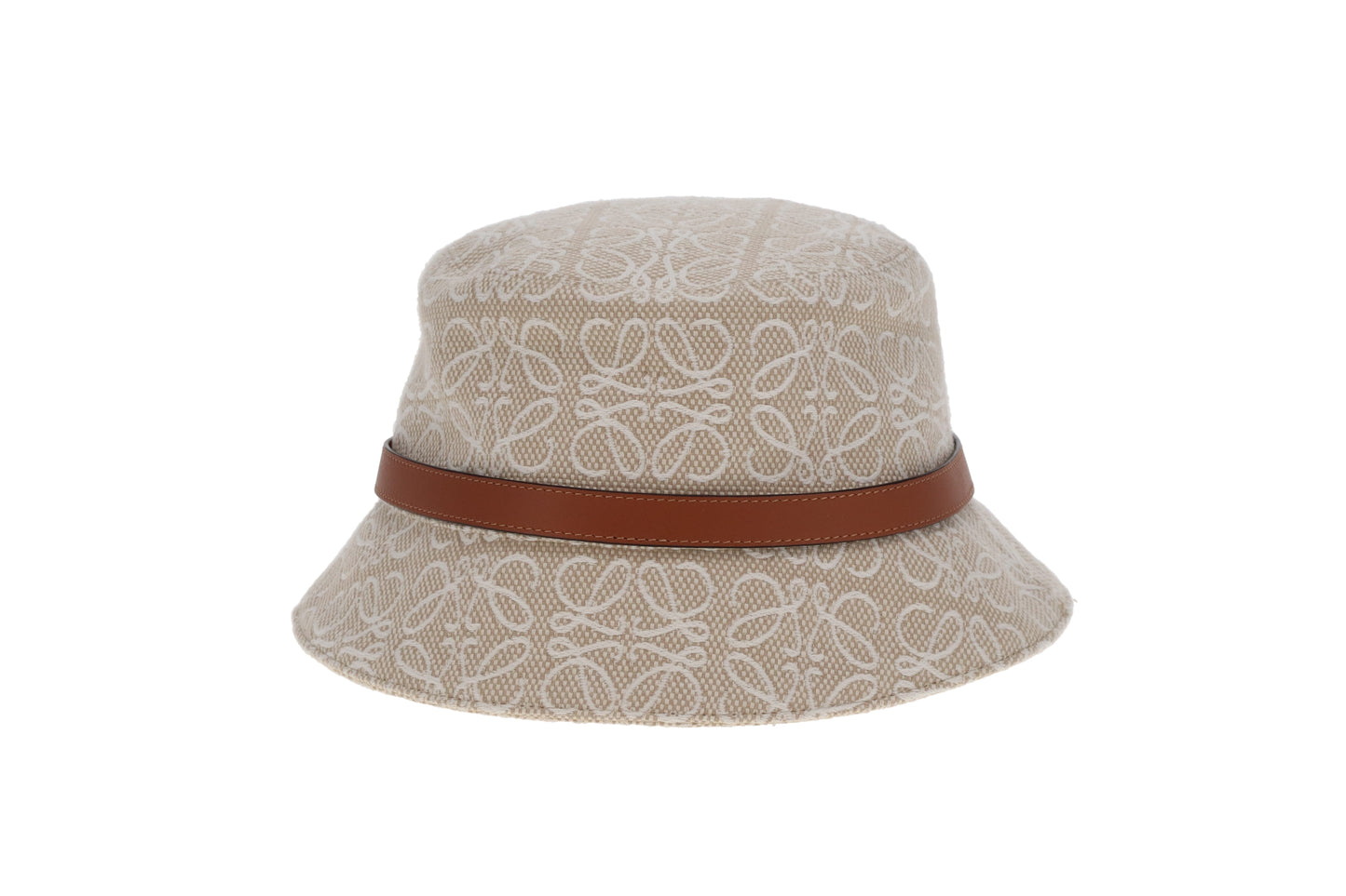 Loewe Bucket Hat Beige Anagram Jacquard  (size 57)