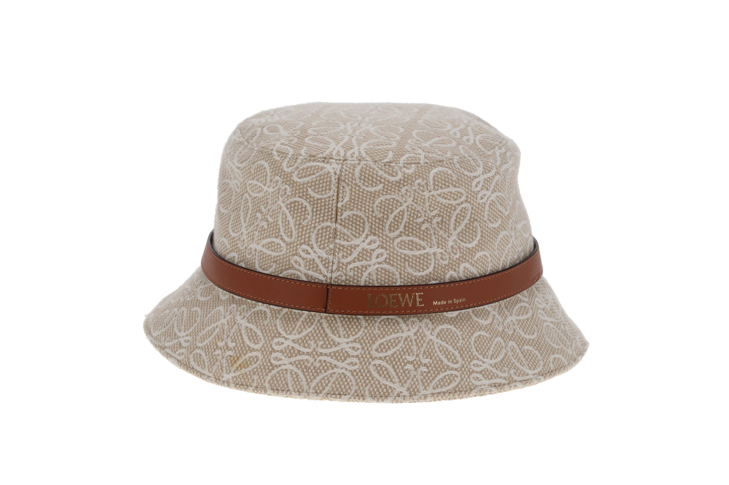 Loewe Bucket Hat Beige Anagram Jacquard  (size 57)