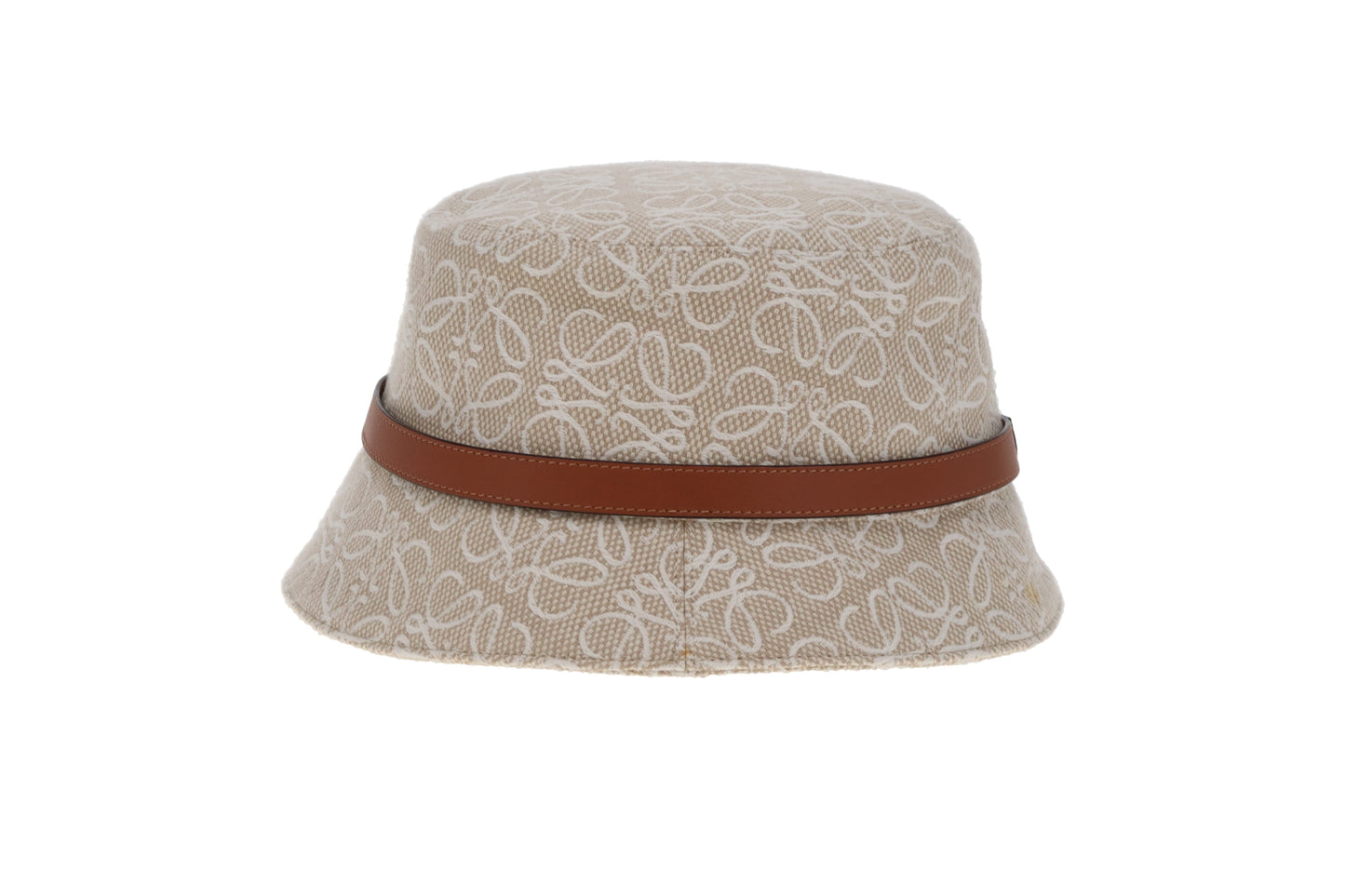Loewe Bucket Hat Beige Anagram Jacquard  (size 57)