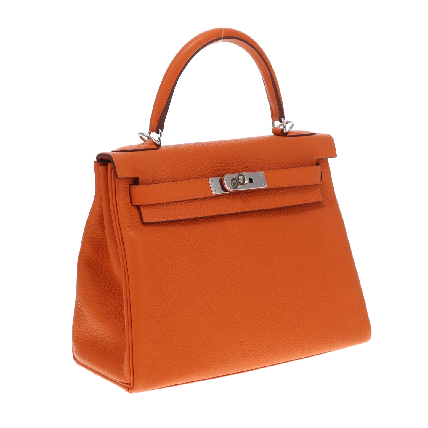 Hermes Kelly Retourne 28 Clemence Orange PHW 2016