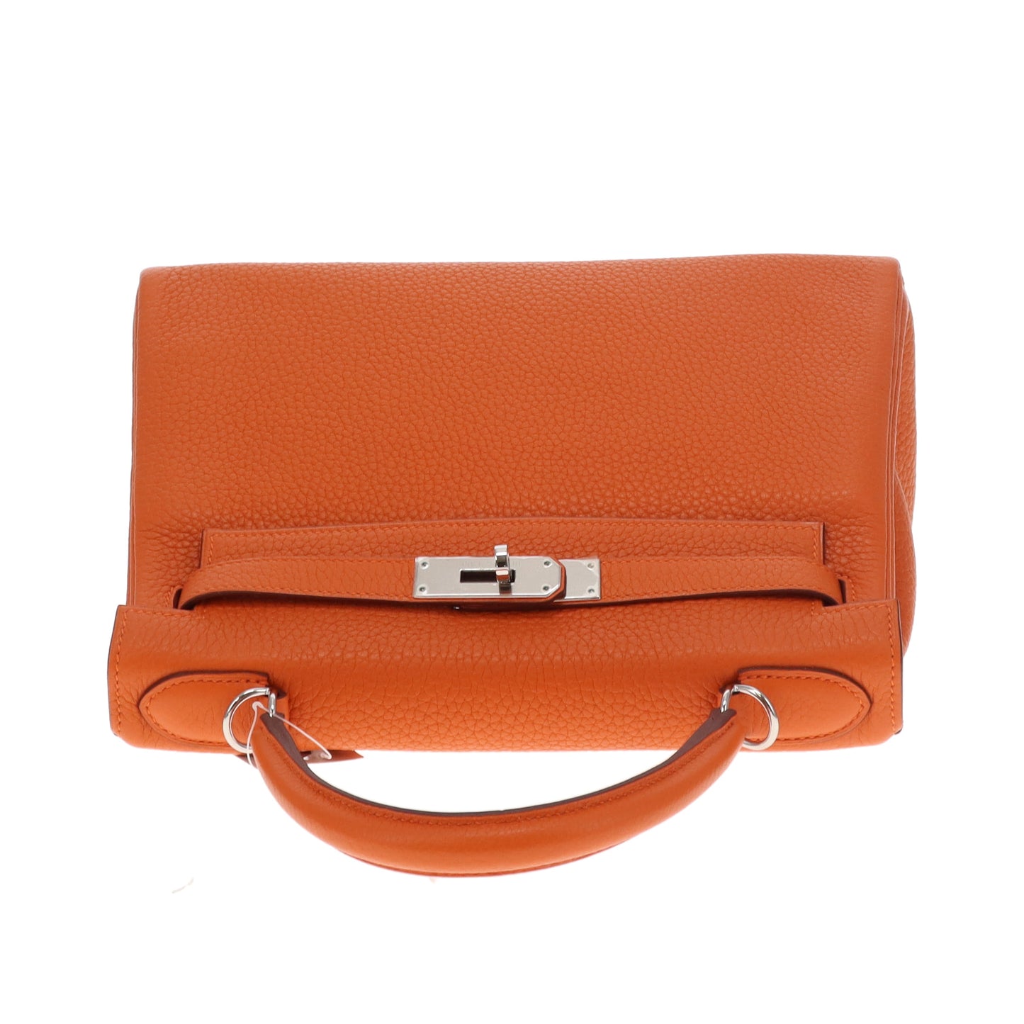 Hermes Kelly Retourne 28 Clemence Orange PHW 2016