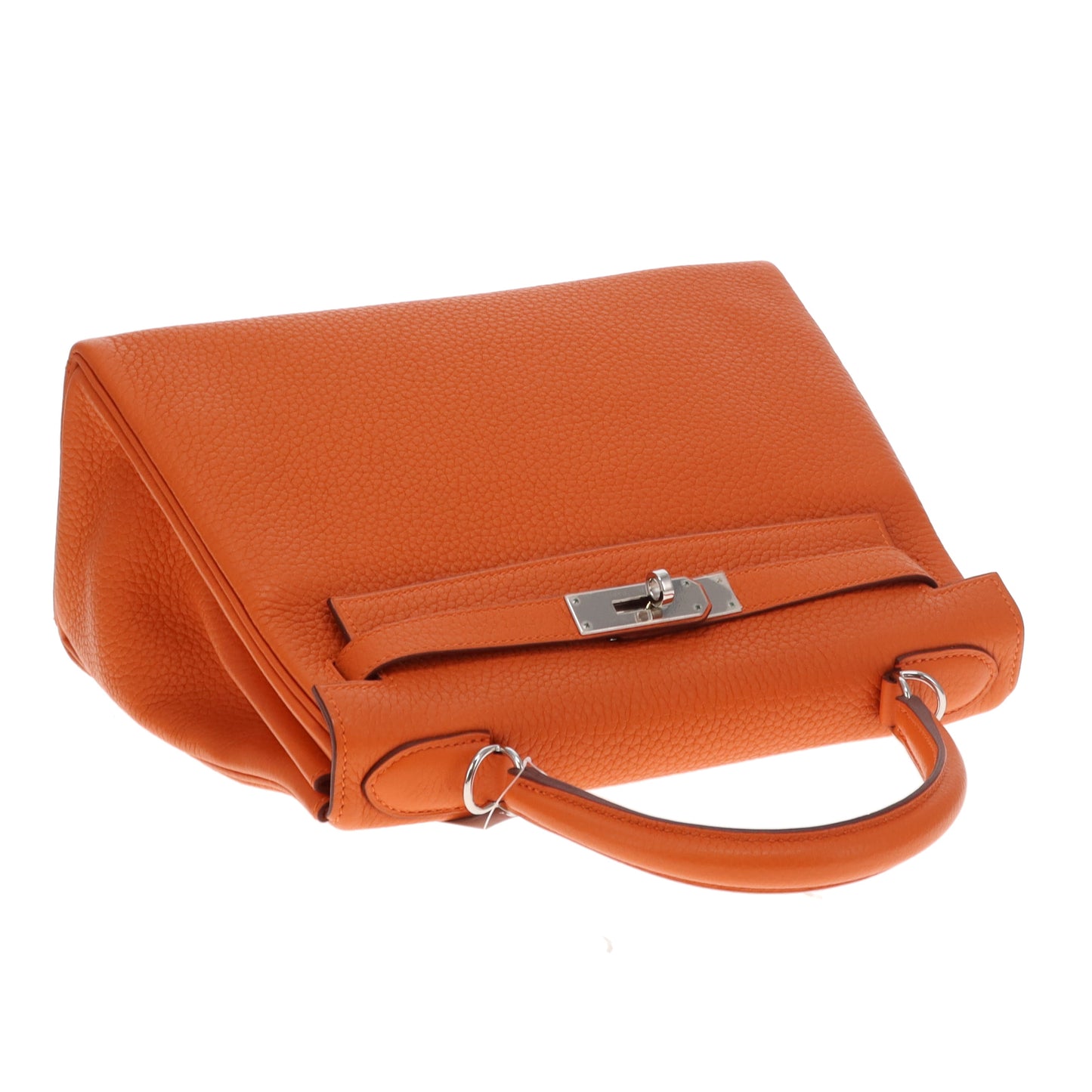 Hermes Kelly Retourne 28 Clemence Orange PHW 2016