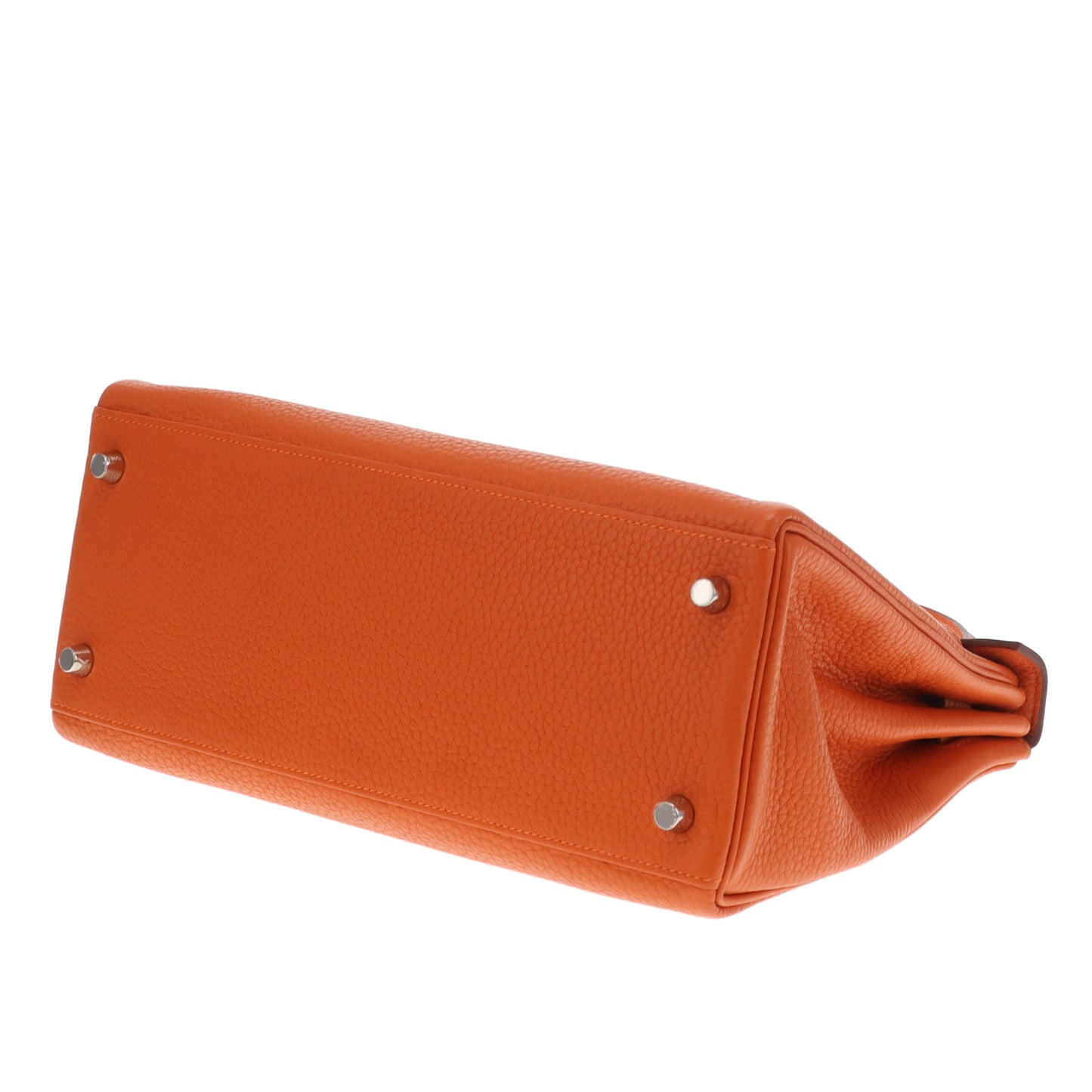 Hermes Kelly Retourne 28 Clemence Orange PHW 2016