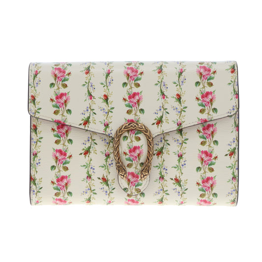 Gucci Dionysus Chain Wallet Ltd Ed Floral Print