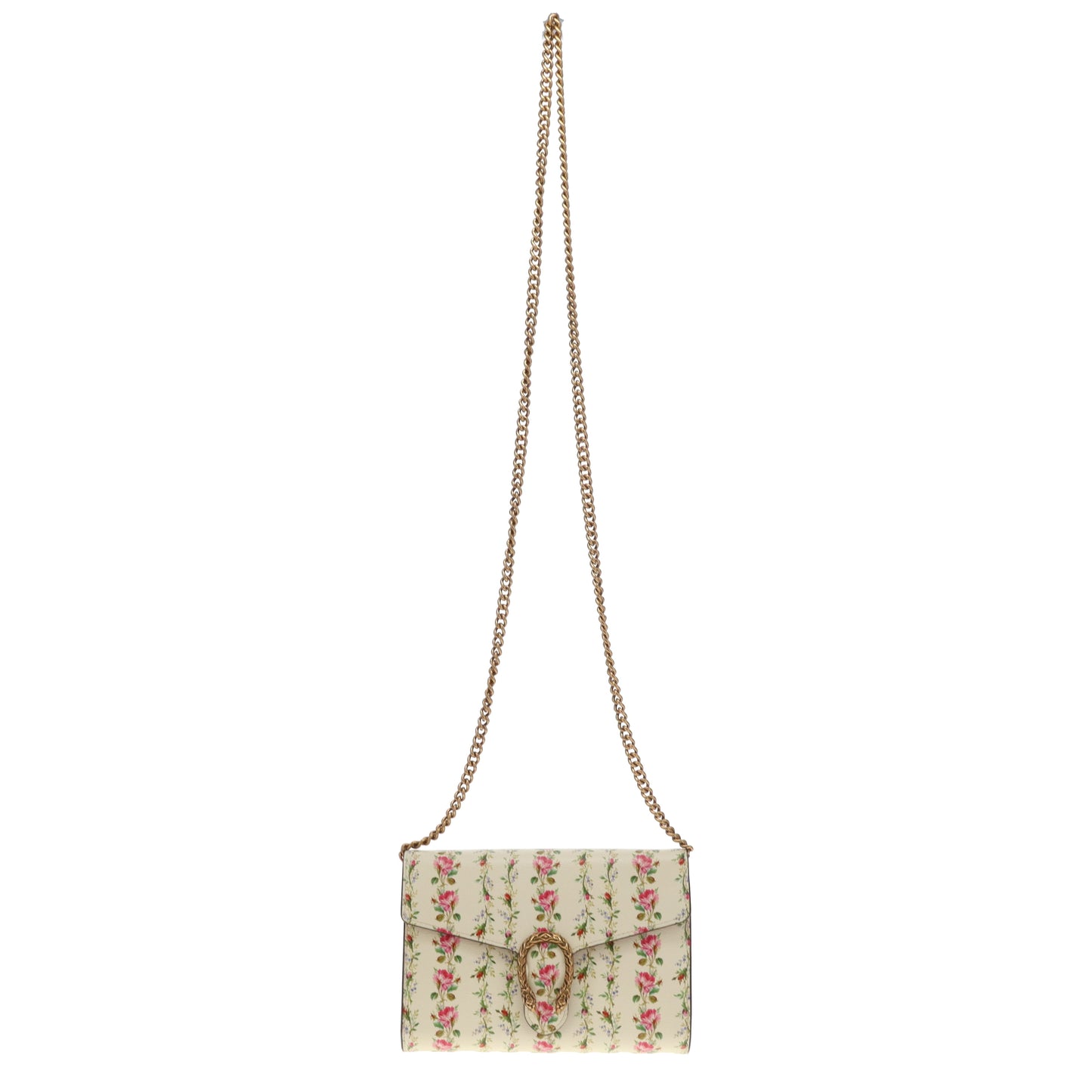 Gucci Dionysus Chain Wallet Ltd Ed Floral Print