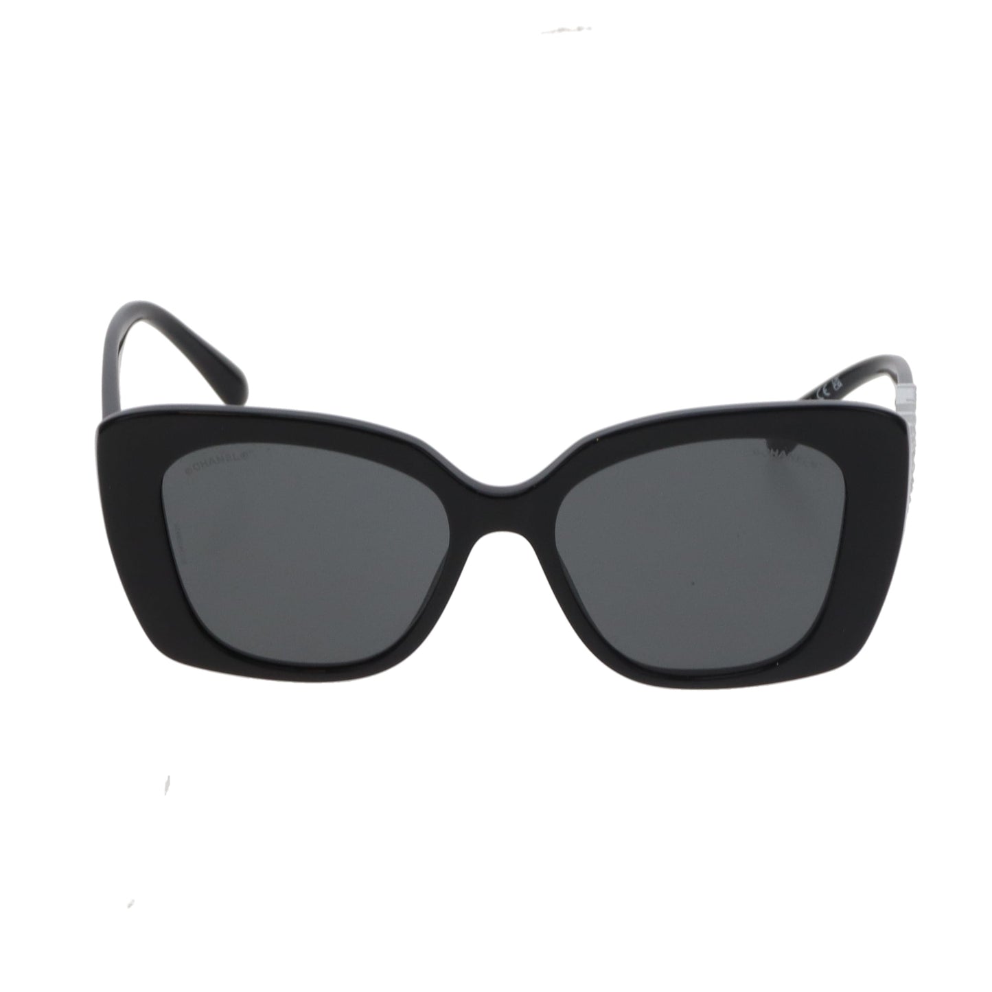 Chanel Sunglasses 5422-B Logo Arm Black/White