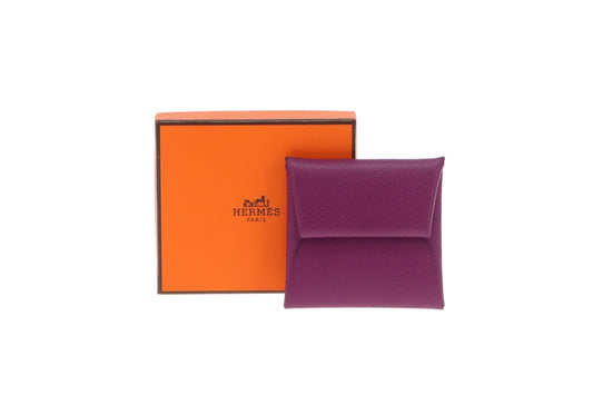 Hermes Bastia Coin Purse Anemone Bleu Saphir 2022
