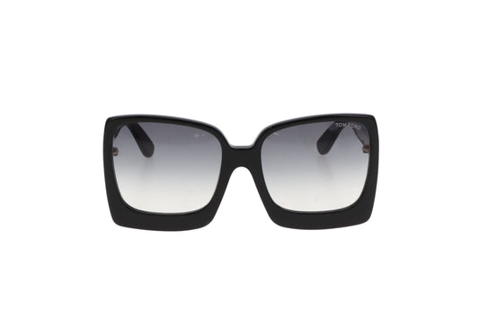 Tom Ford Katrine 02 Oversize Square Sunglasses Black