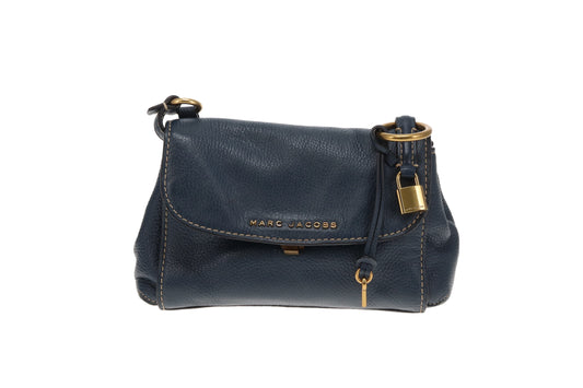 Marc Jacobs Mini Boho Grind Crossbody Navy Leather