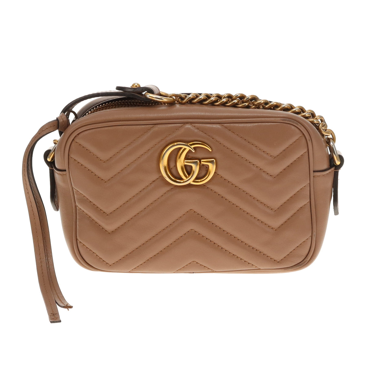 Gucci Marmont Mini (old model) Camera Bag Dusty Pink
