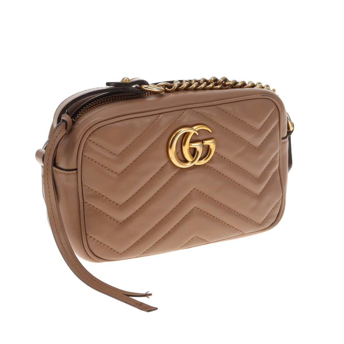Gucci Marmont Mini (old model) Camera Bag Dusty Pink