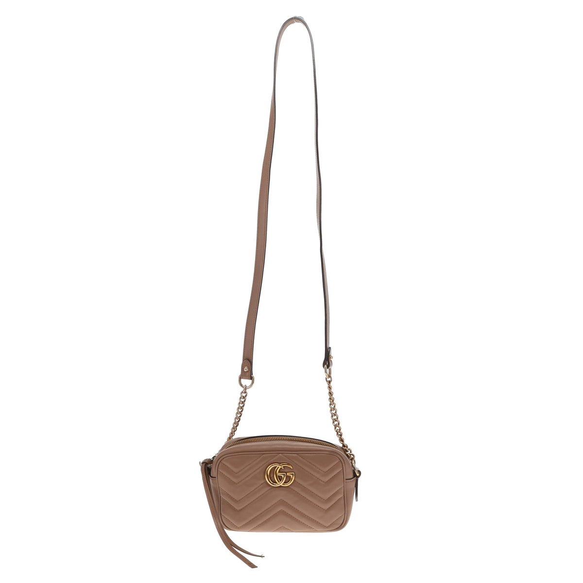 Gucci Marmont Mini (old model) Camera Bag Dusty Pink