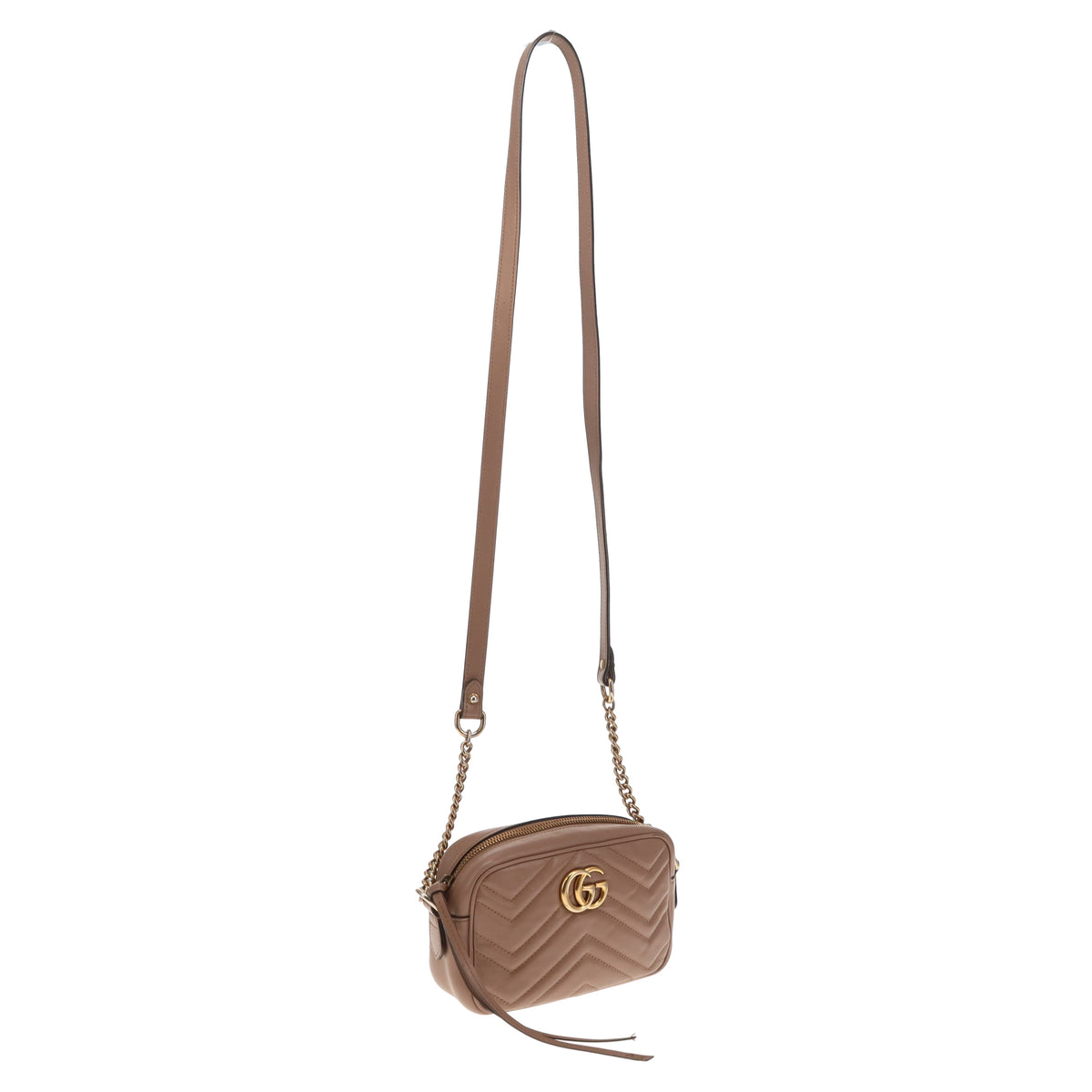 Gucci Marmont Mini (old model) Camera Bag Dusty Pink
