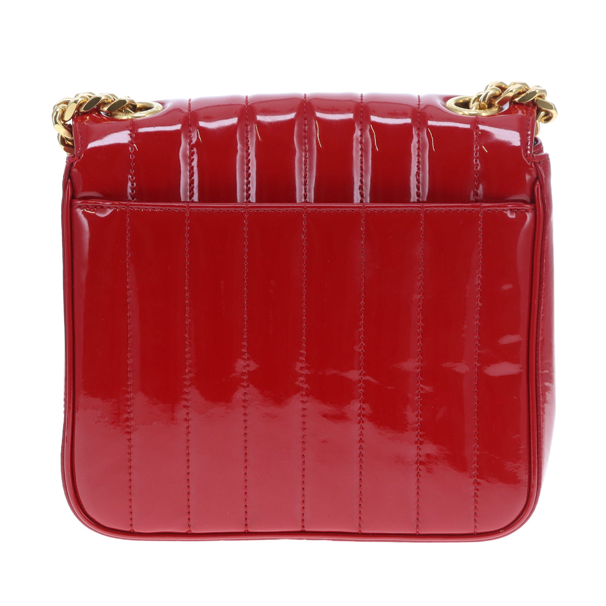 Saint Laurent Vicky Medium Red Patent Leather GHW 2018