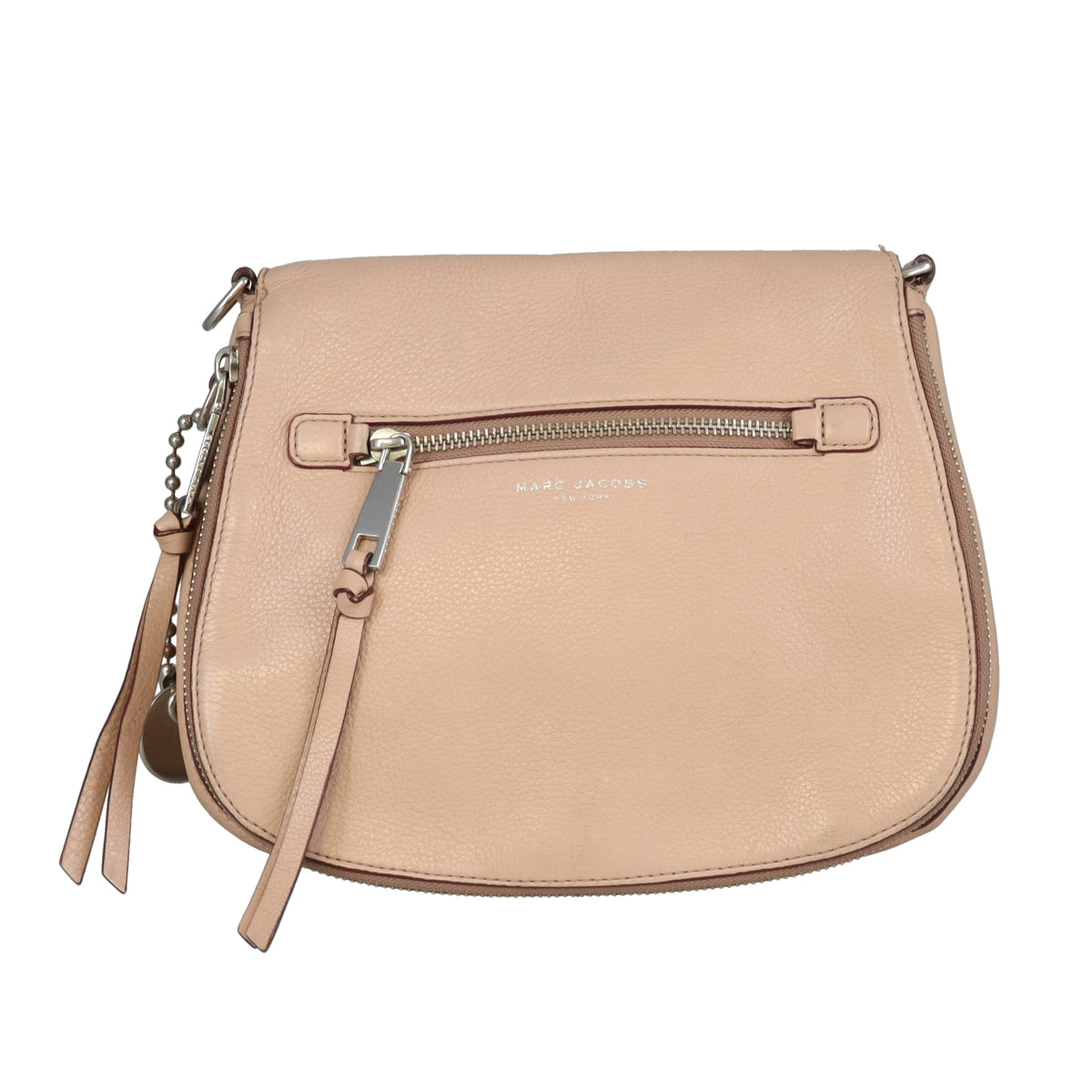 Marc Jacobs Recruit Large Saddle Bag Beige