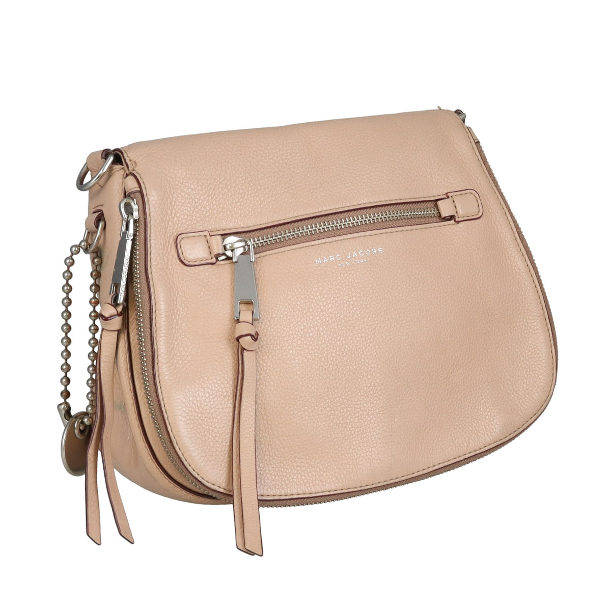 Marc Jacobs Recruit Large Saddle Bag Beige
