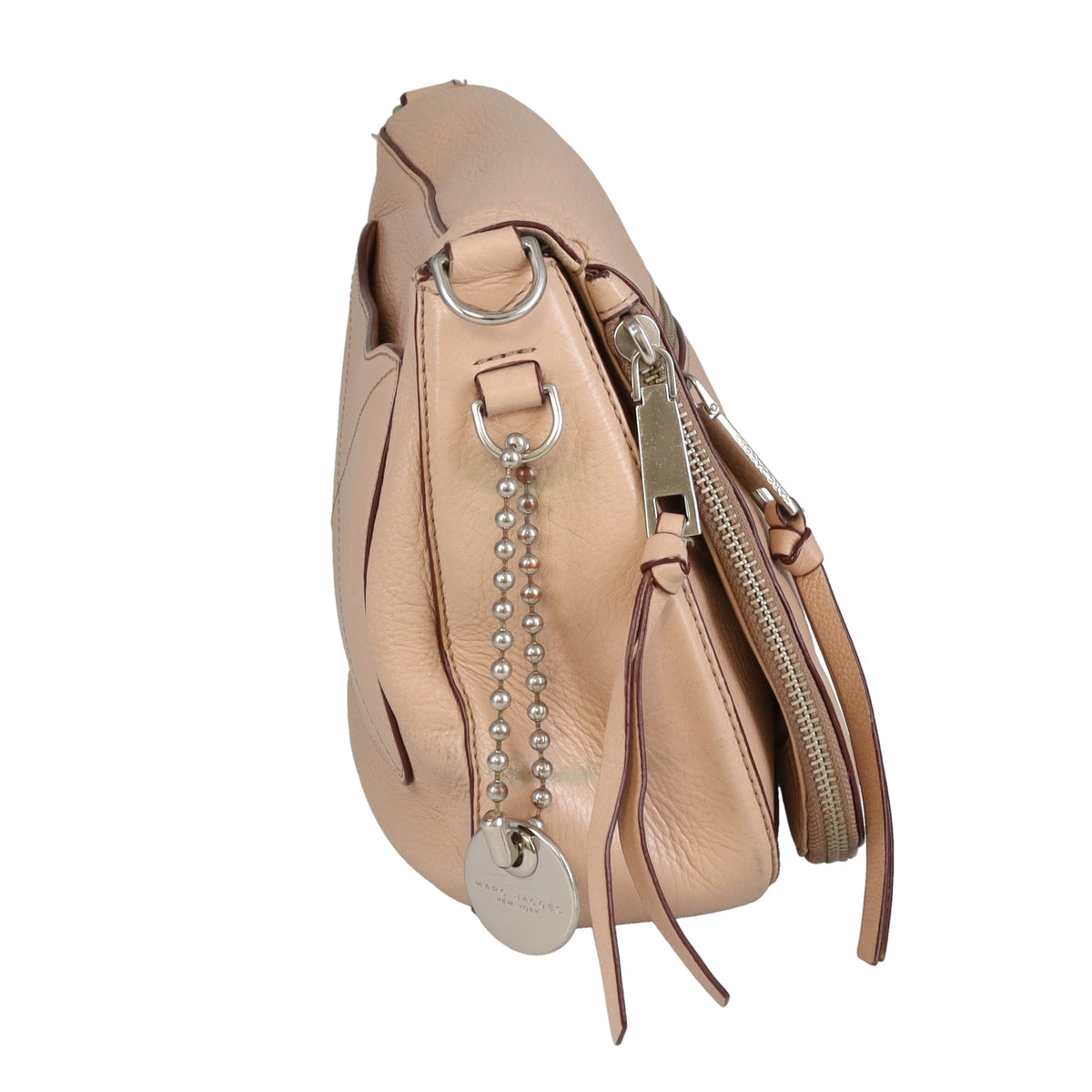 Marc Jacobs Recruit Large Saddle Bag Beige