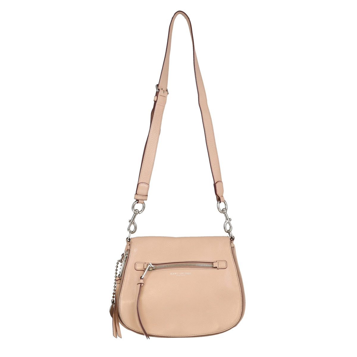 Marc Jacobs Recruit Large Saddle Bag Beige