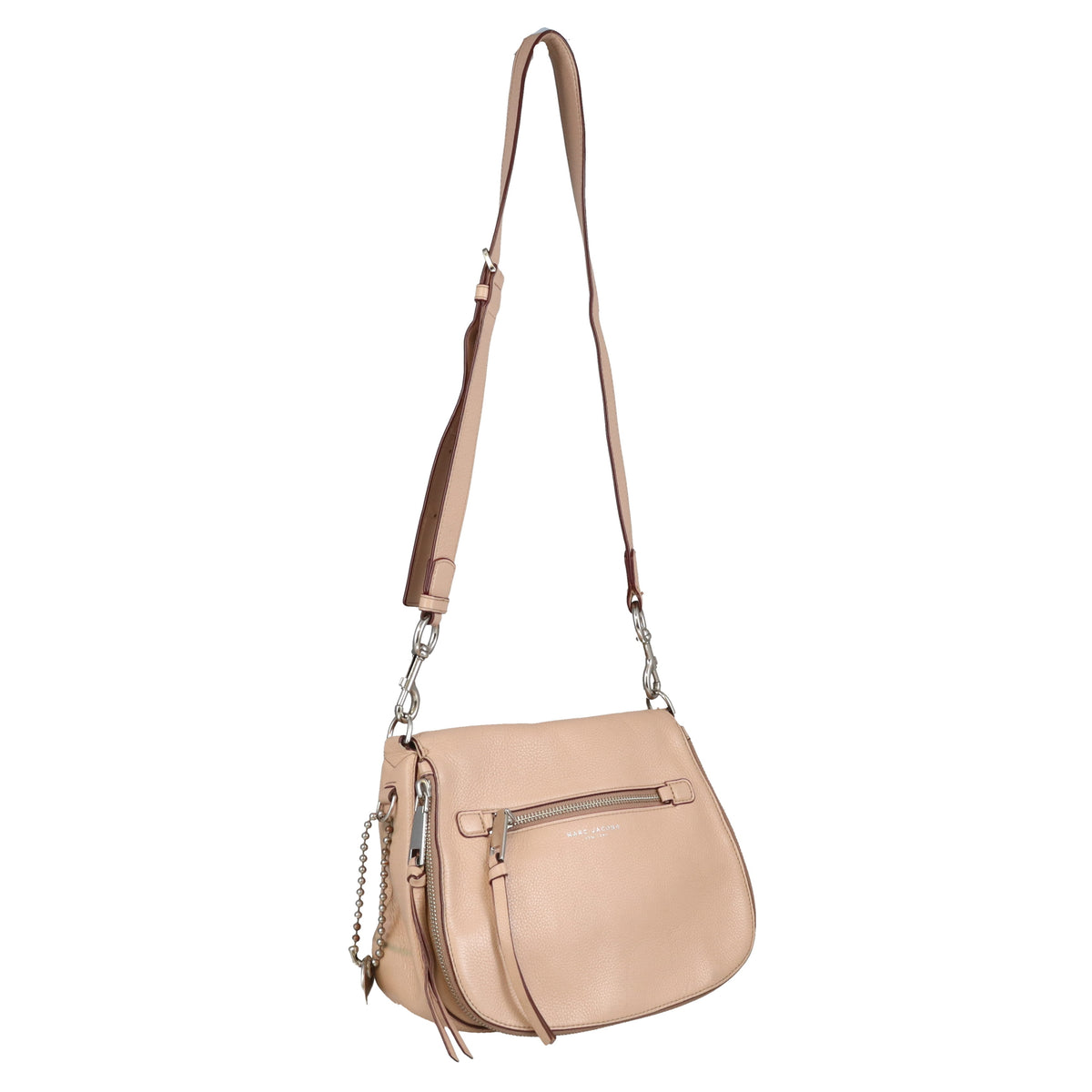 Marc Jacobs Recruit Large Saddle Bag Beige