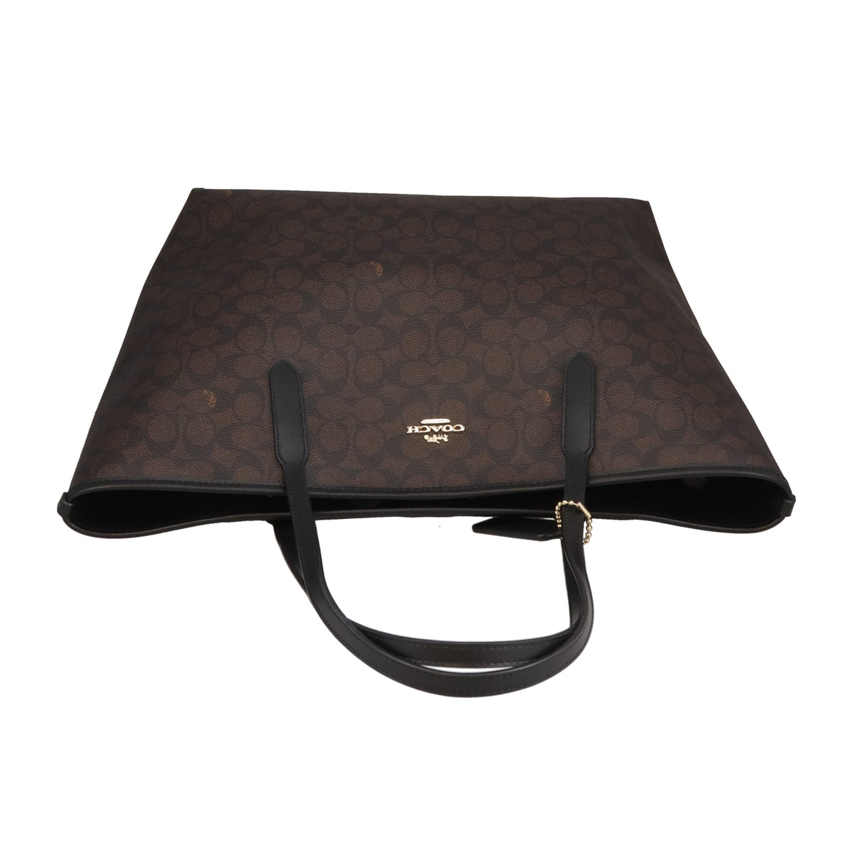 Coach City Tote Bag Brown Signature Canvas