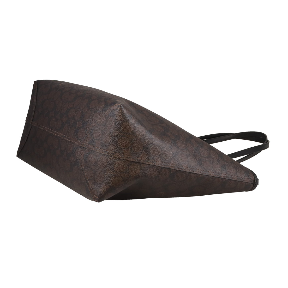 Coach City Tote Bag Brown Signature Canvas