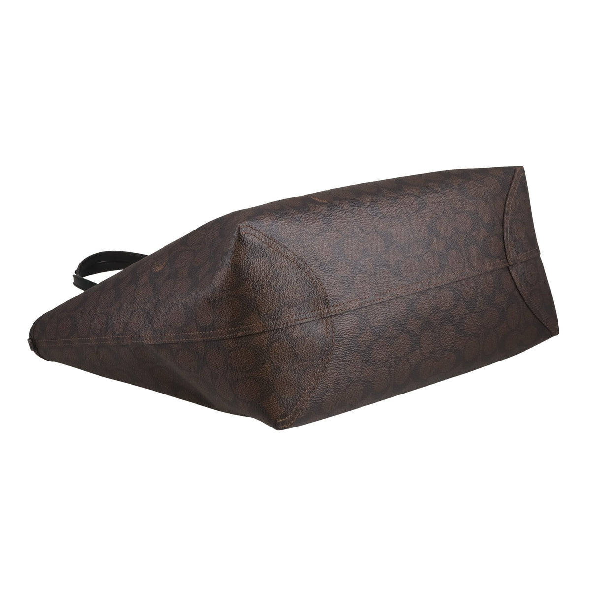 Coach City Tote Bag Brown Signature Canvas