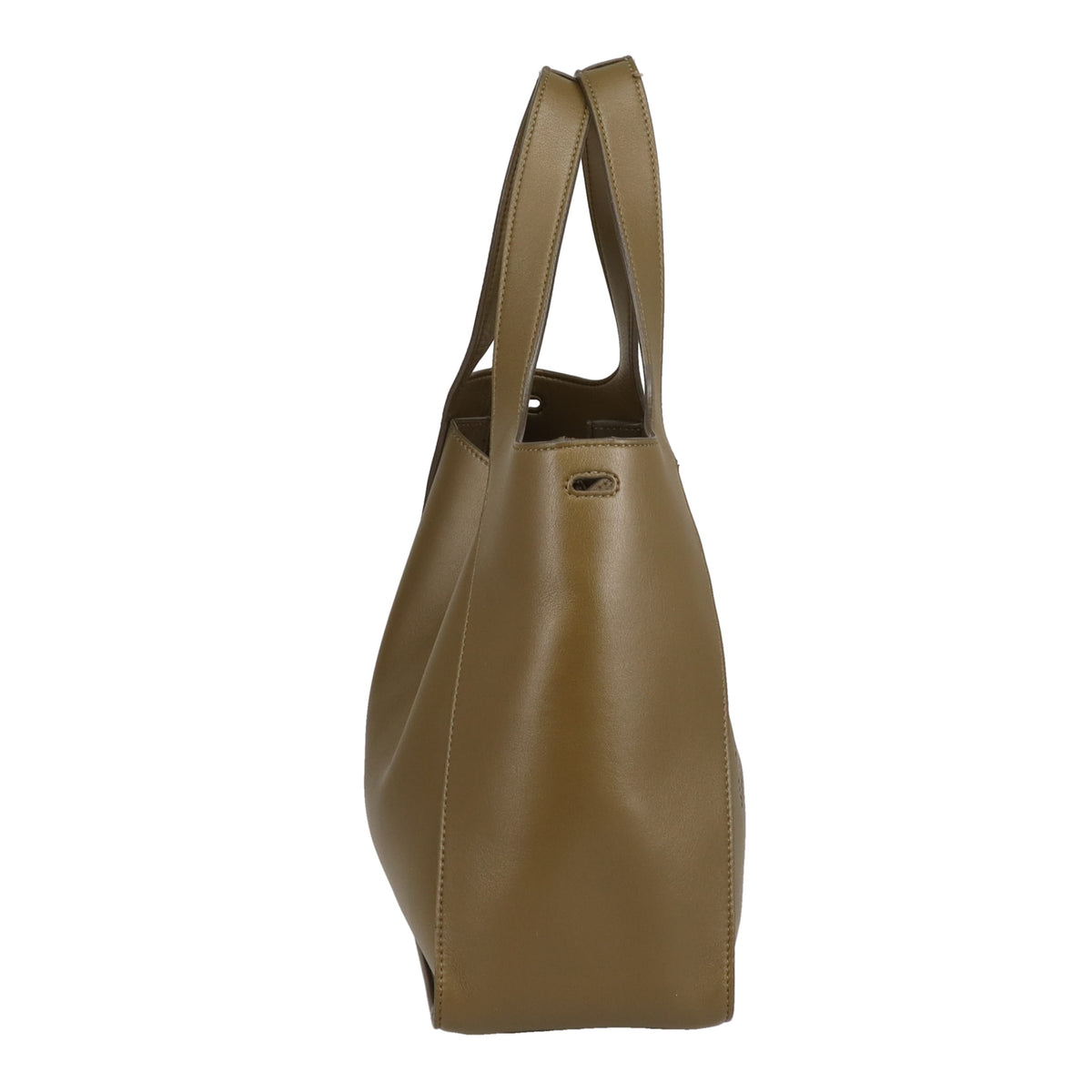 Stella McCartney Alter Logo Crossbody Bag Olive Faux Leather