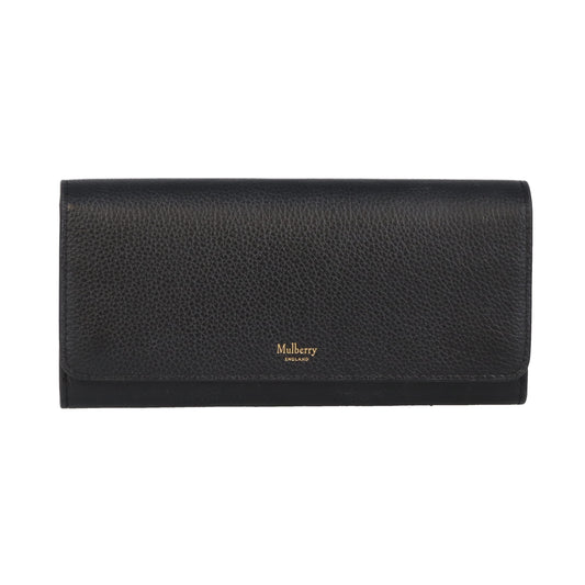 Mulberry Continental Wallet Black