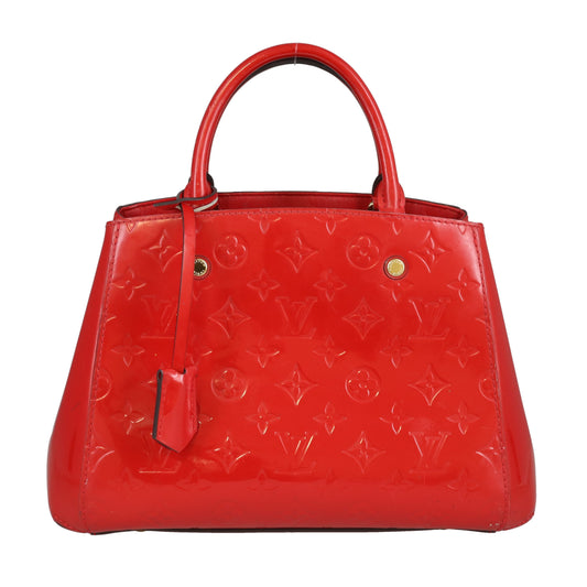 Louis Vuitton Montaigne BB Red Vernis CA0155 - 2015