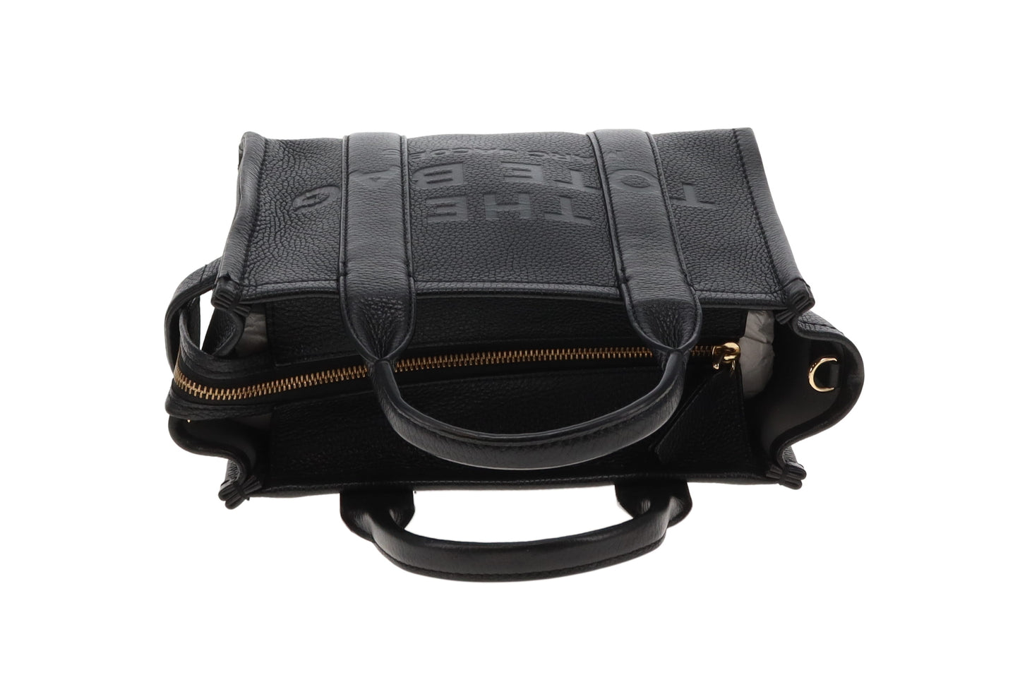 Marc Jacobs The Tote Bag Small Black Full Grain Leather