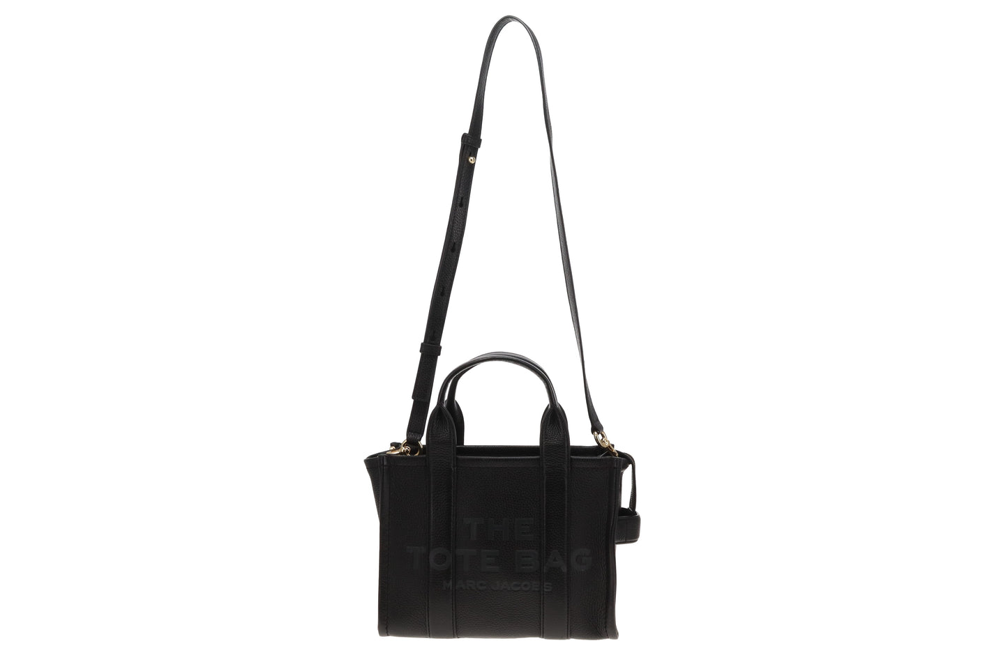 Marc Jacobs The Tote Bag Small Black Full Grain Leather