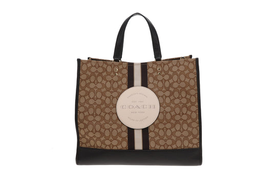 Coach Dempsey Large Signature Tote (No Shoulder Strap)
