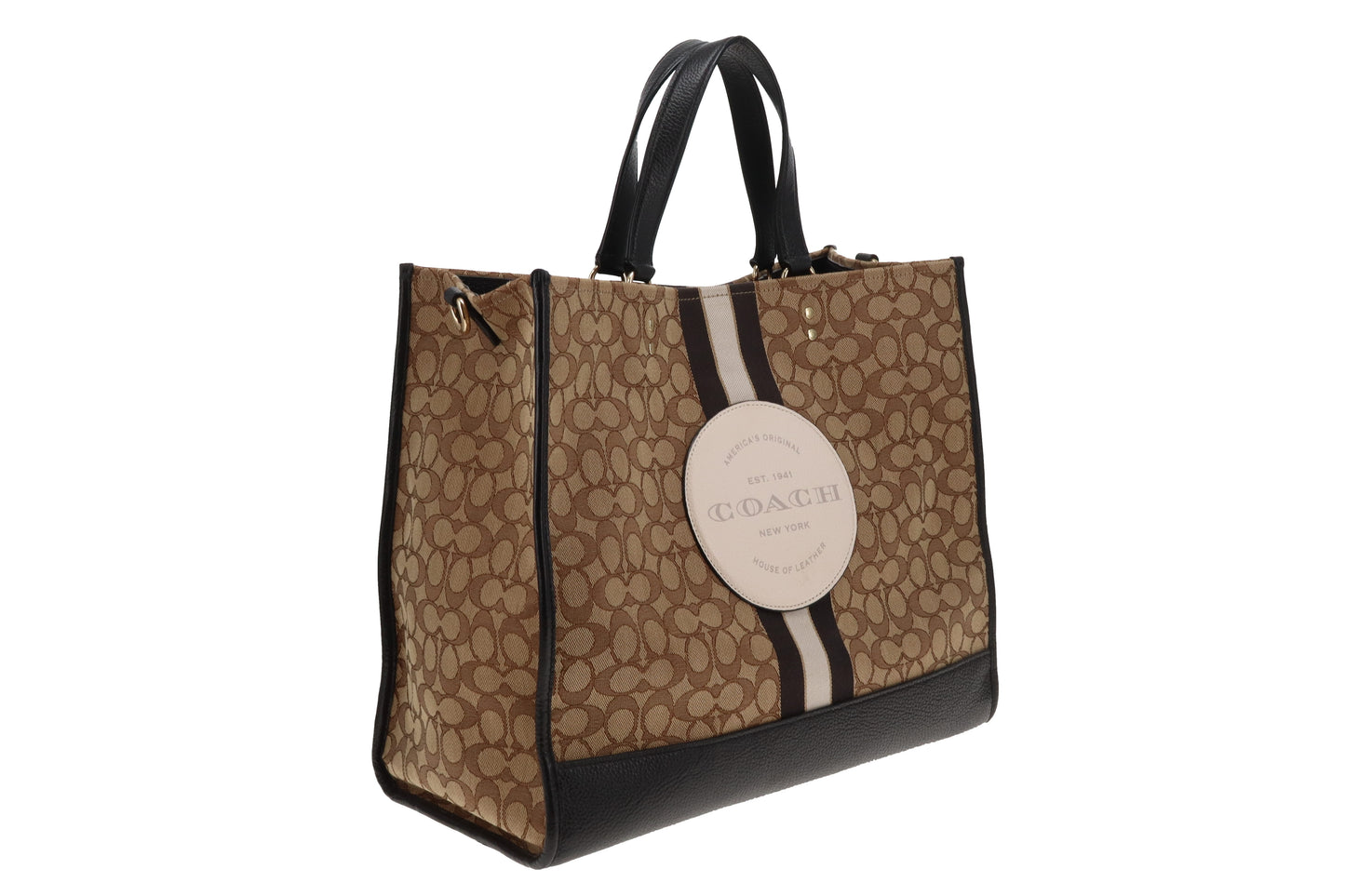 Coach Dempsey Large Signature Tote (No Shoulder Strap)