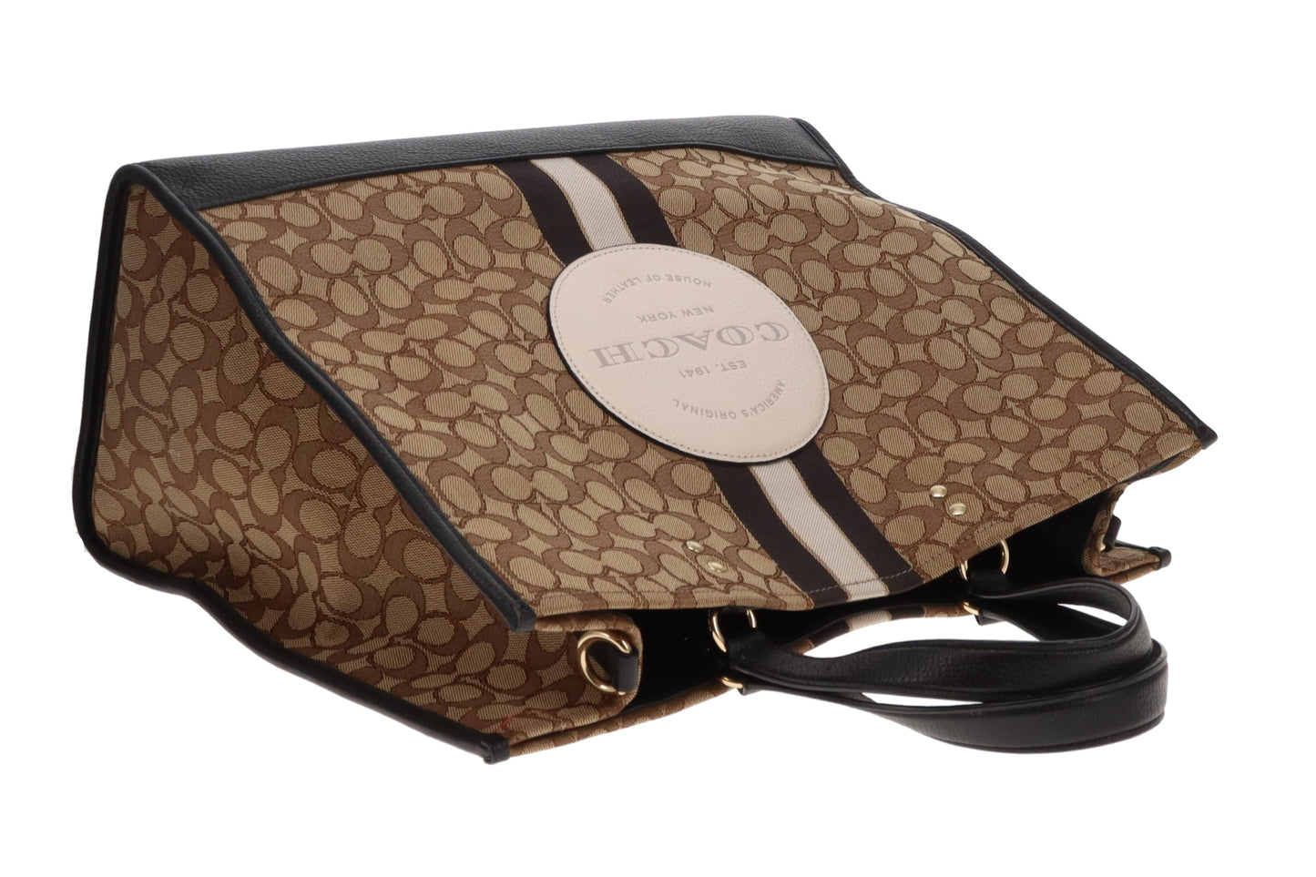 Coach Dempsey Large Signature Tote (No Shoulder Strap)