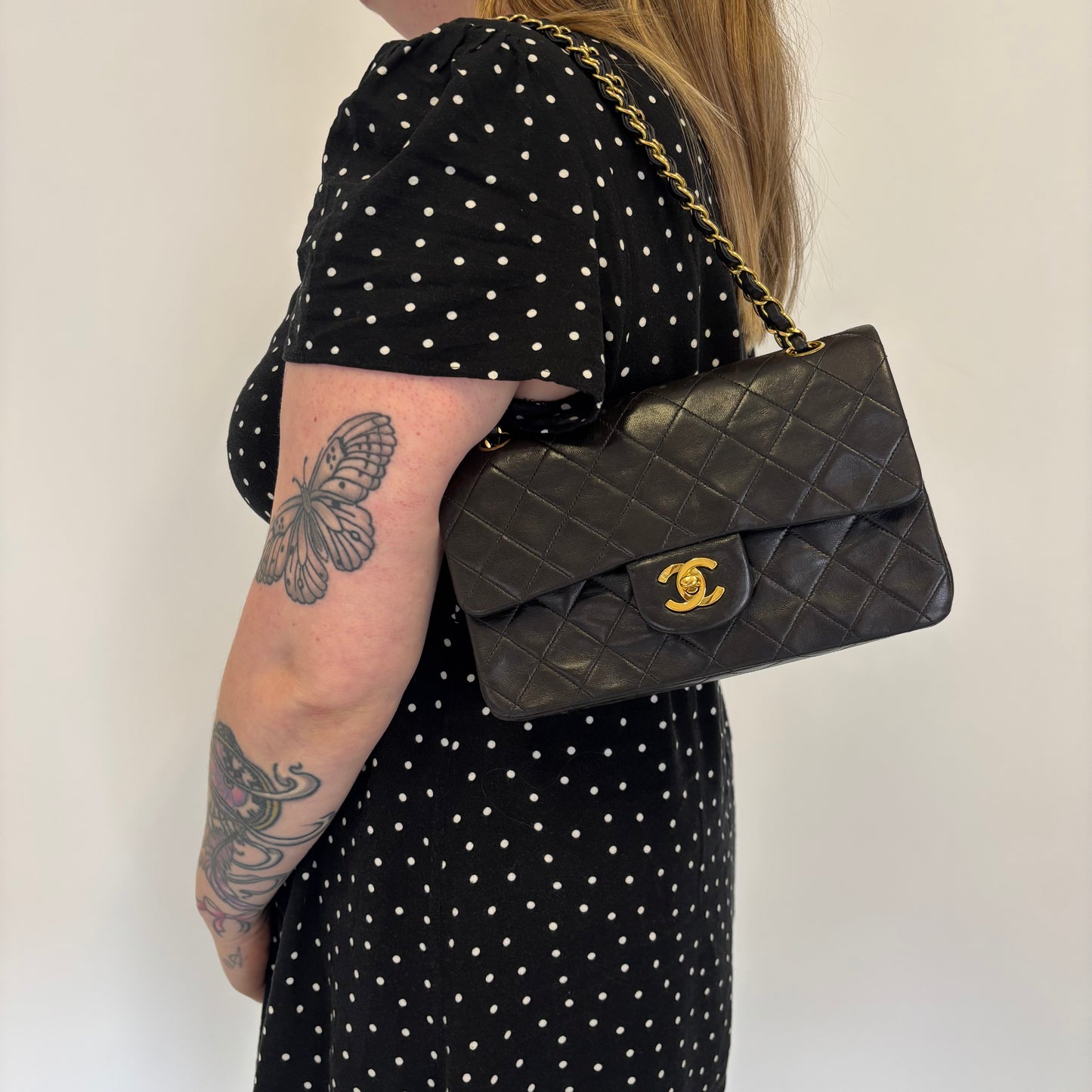 Chanel Classic Double Flap Small Dark Brown Lambskin GHW 1994/96