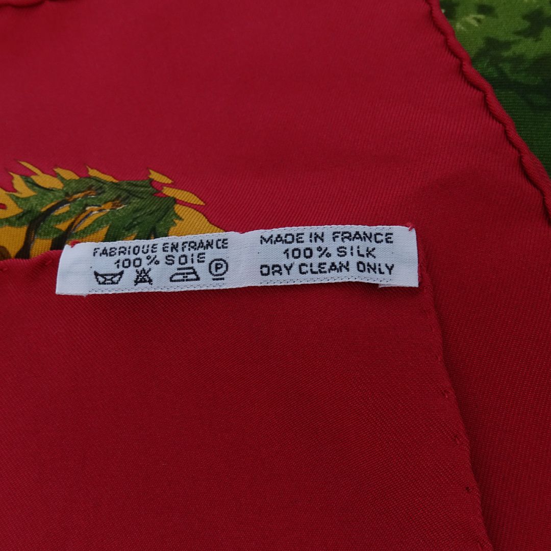 Hermes Africa Scarf 90 100% Silk