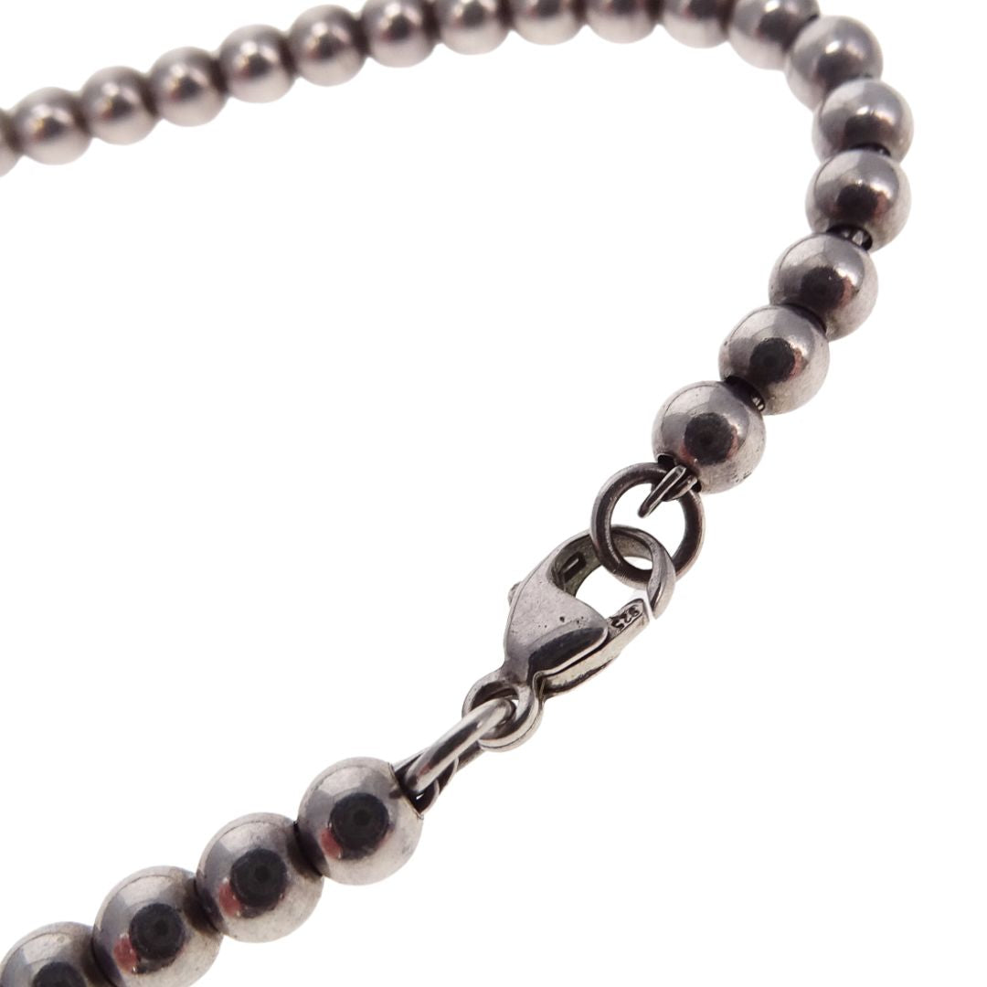 Tiffany & Co RTT Beaded Bracelet  Sterling Silver