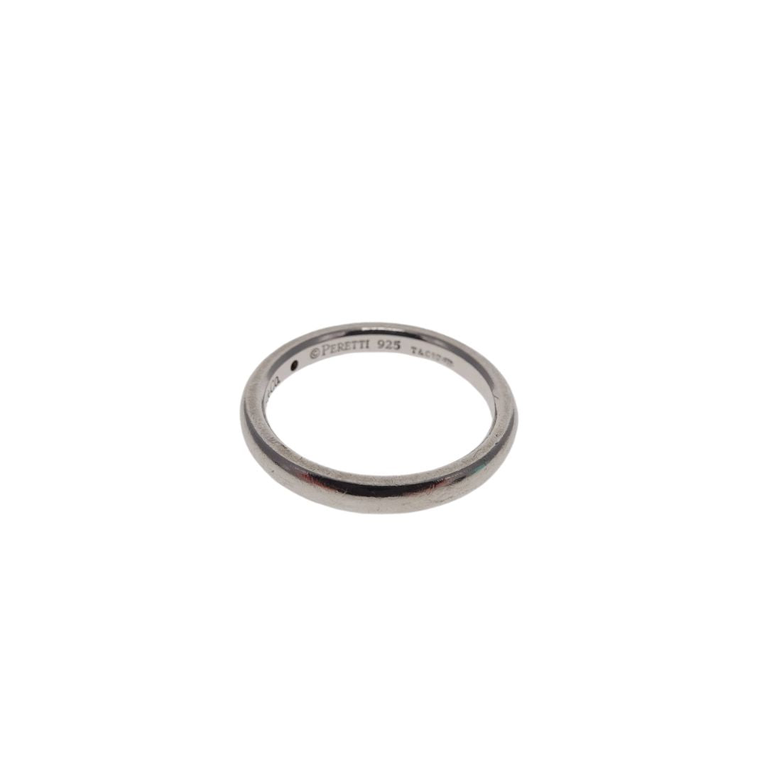 Tiffany & Co Elsa Perretti Sterling Silver and Diamond Ring