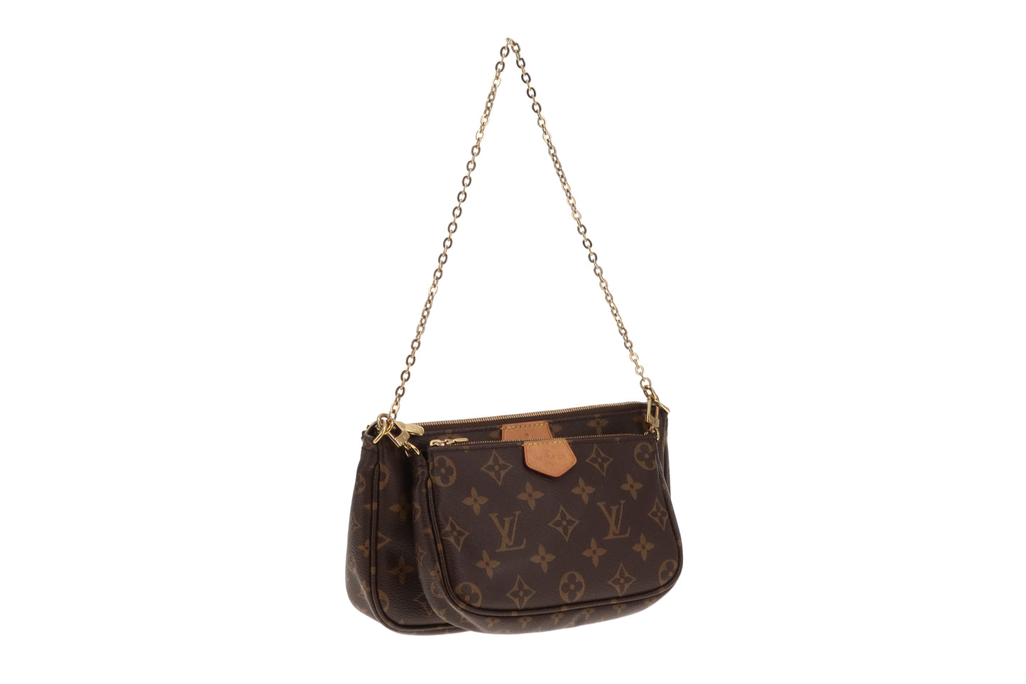 Louis Vuitton Multi Pochette Accessoires Monogram With Pink Adjustable Strap 2022