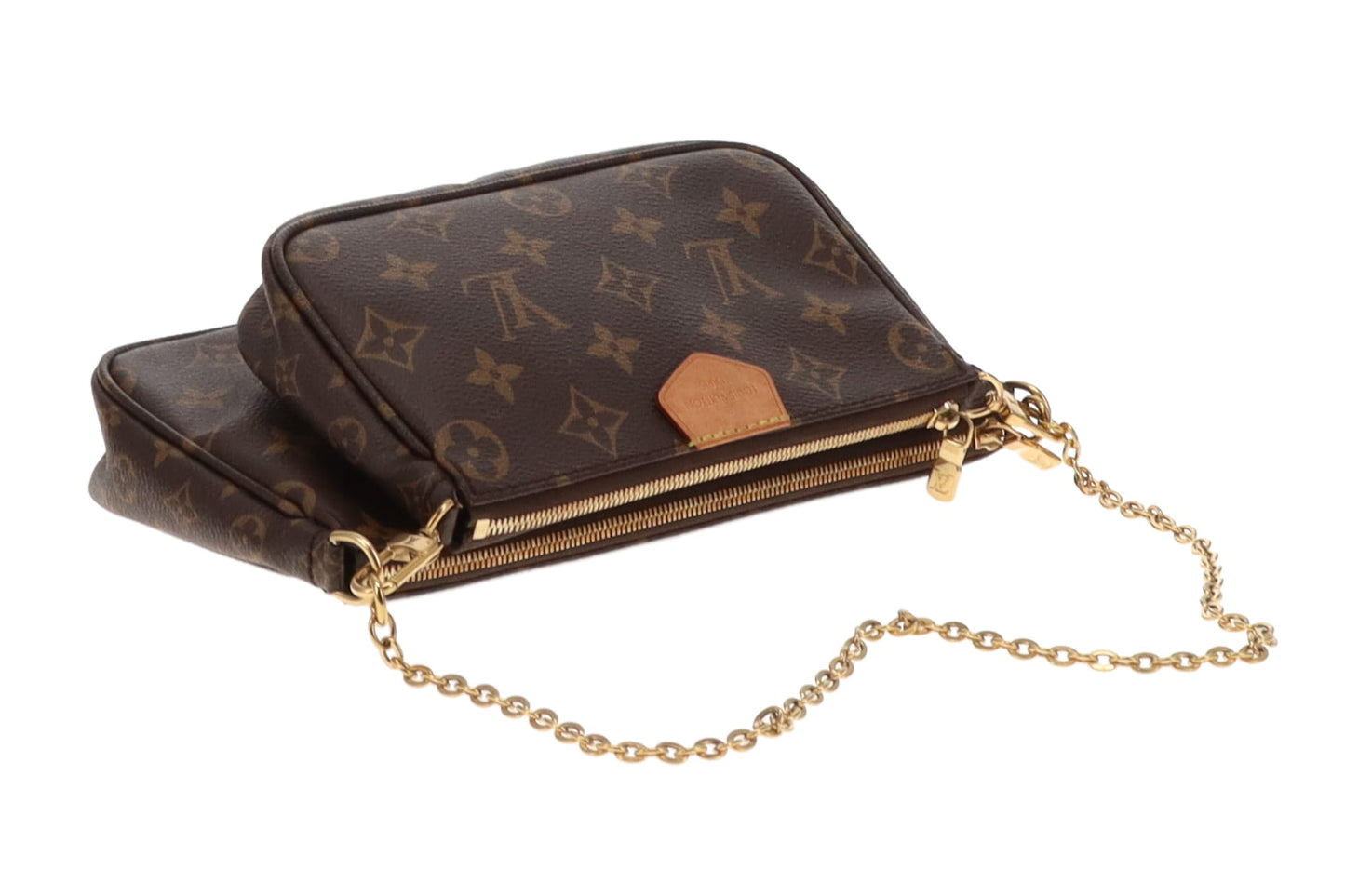 Louis Vuitton Multi Pochette Accessoires Monogram With Pink Adjustable Strap 2022