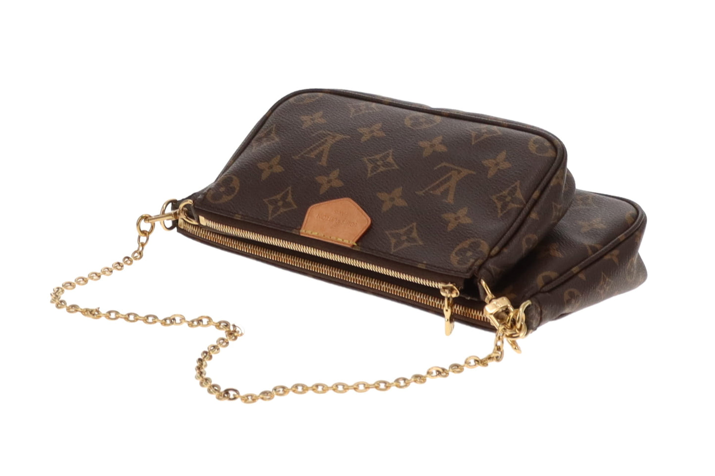 Louis Vuitton Multi Pochette Accessoires Monogram With Pink Adjustable Strap 2022