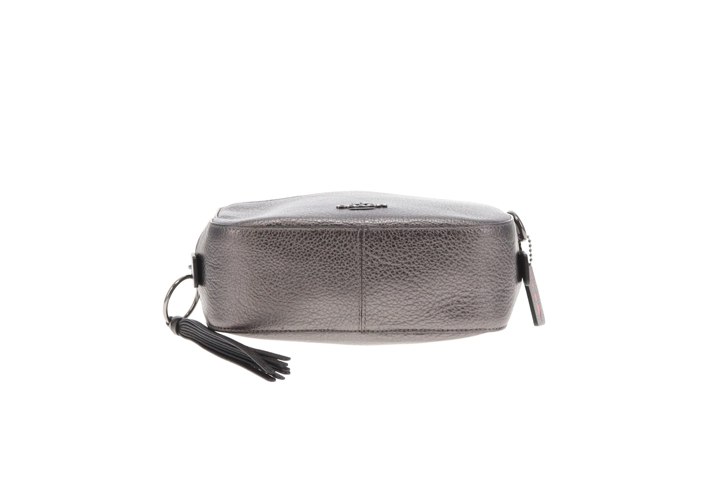 Coach Camera Bag Metallic Leather
