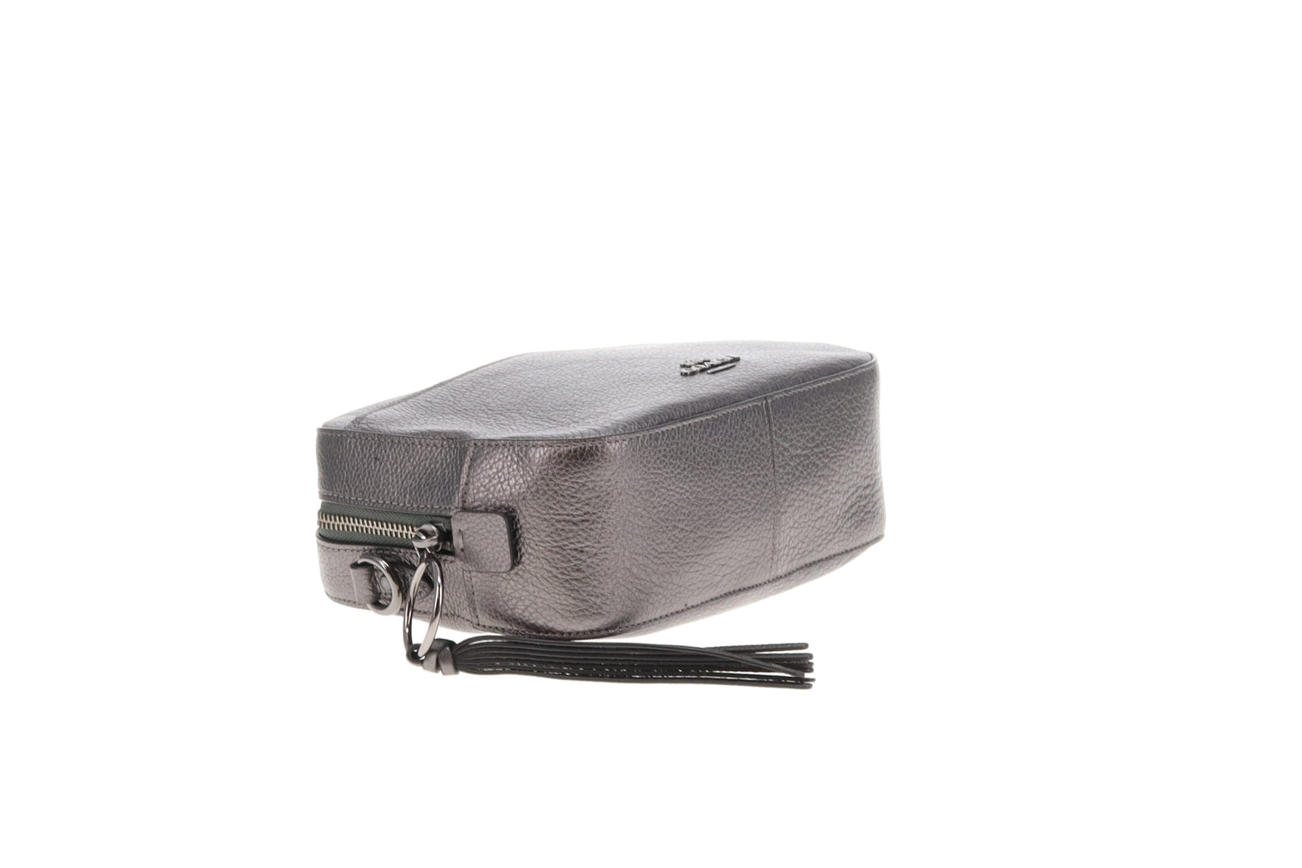 Coach Camera Bag Metallic Leather