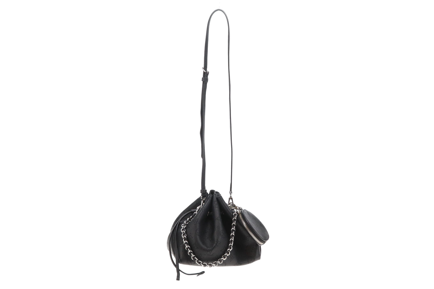 Louis Vuitton Bella Bucket Bag Black Mahina (NFID)