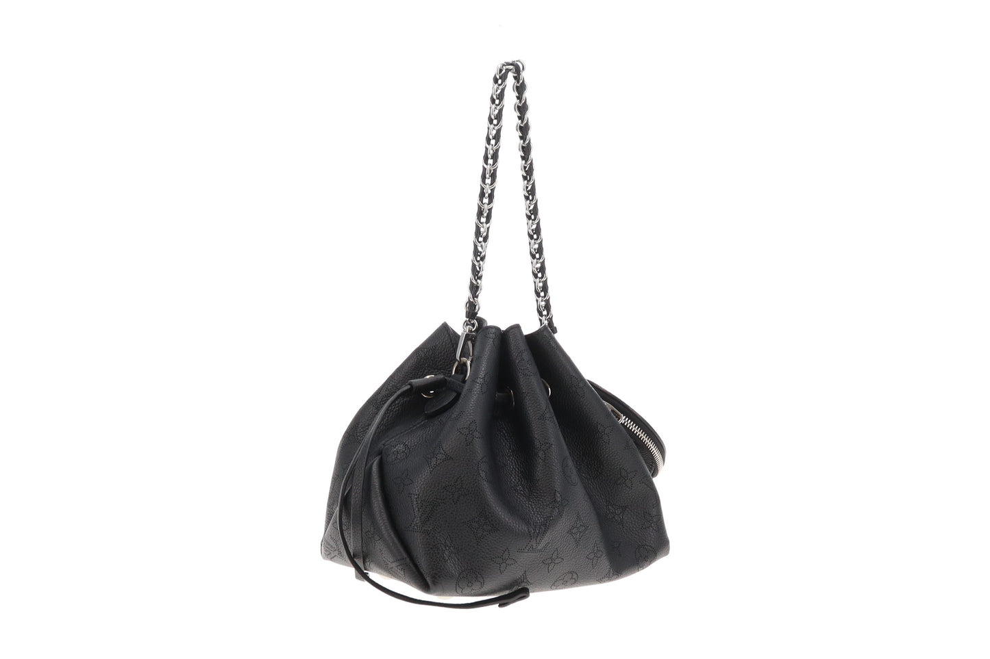Louis Vuitton Bella Bucket Bag Black Mahina (NFID)