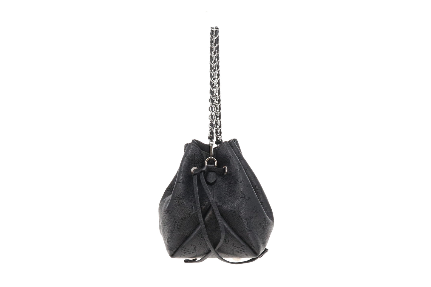 Louis Vuitton Bella Bucket Bag Black Mahina (NFID)