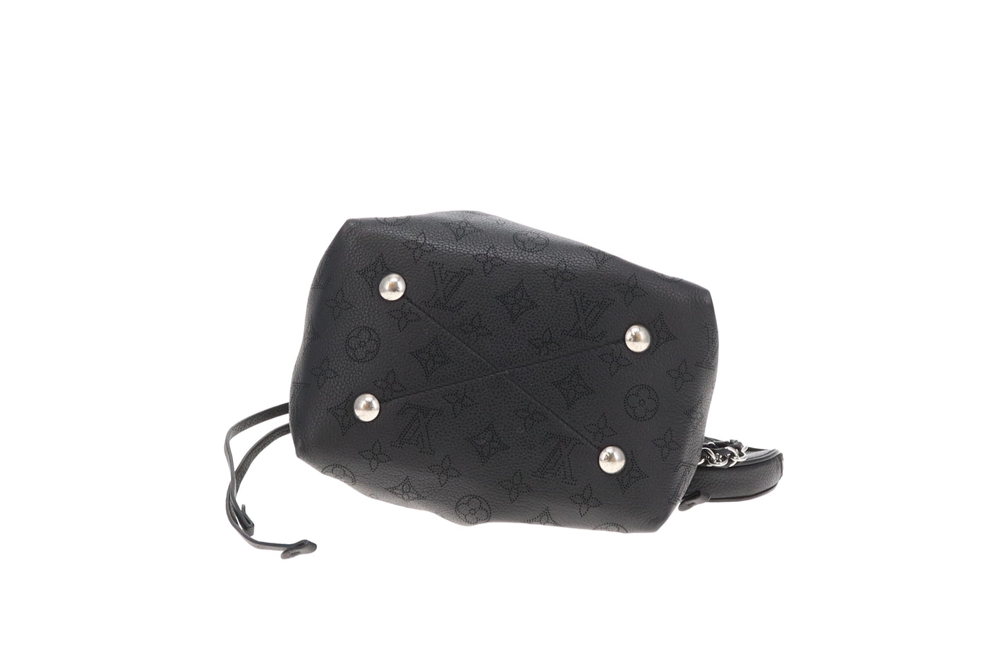 Louis Vuitton Bella Bucket Bag Black Mahina (NFID)